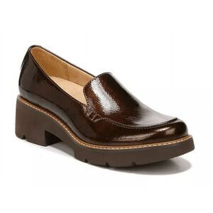 Naturalizer Loafer slip-on lug sole Cabaret Cinnamon patent Womens size 12 M